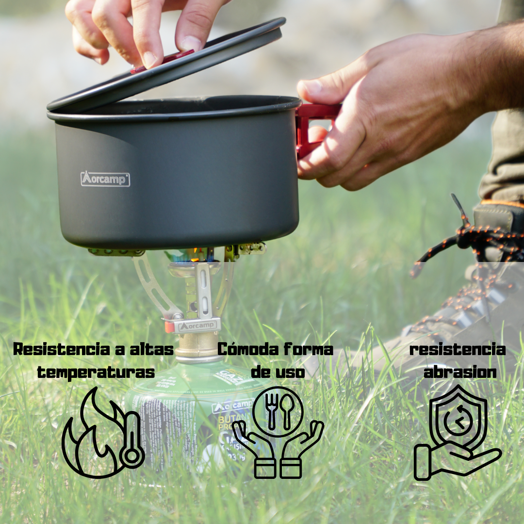 Set Ollas Outdoor para Camping