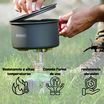 Set Ollas Outdoor para Camping